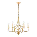 Elk Lighting La Rochelle 6-Light Chandelier in Parisian Gold Leaf 11176/6